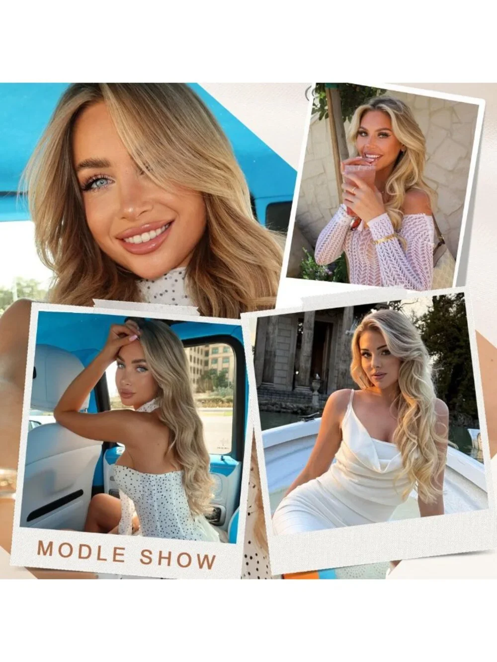 26-Inch Ash Blonde Glueless Lace Front Wig | Easy Wear & Go, Soft Fiber for